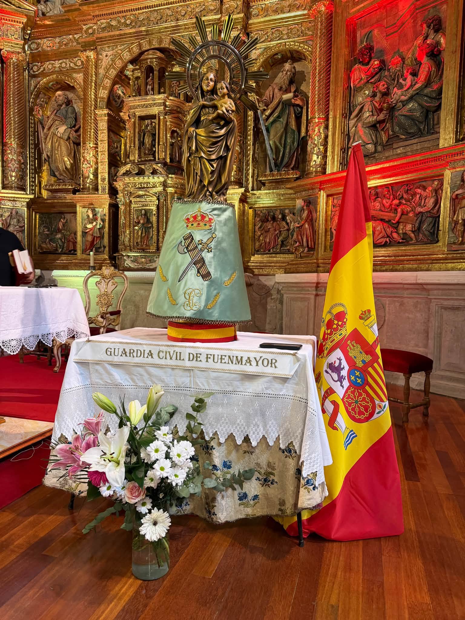 LA GUARDIA CIVIL DE FUENMAYOR CELEBRÓ EL DÍA DE SU PATRONA