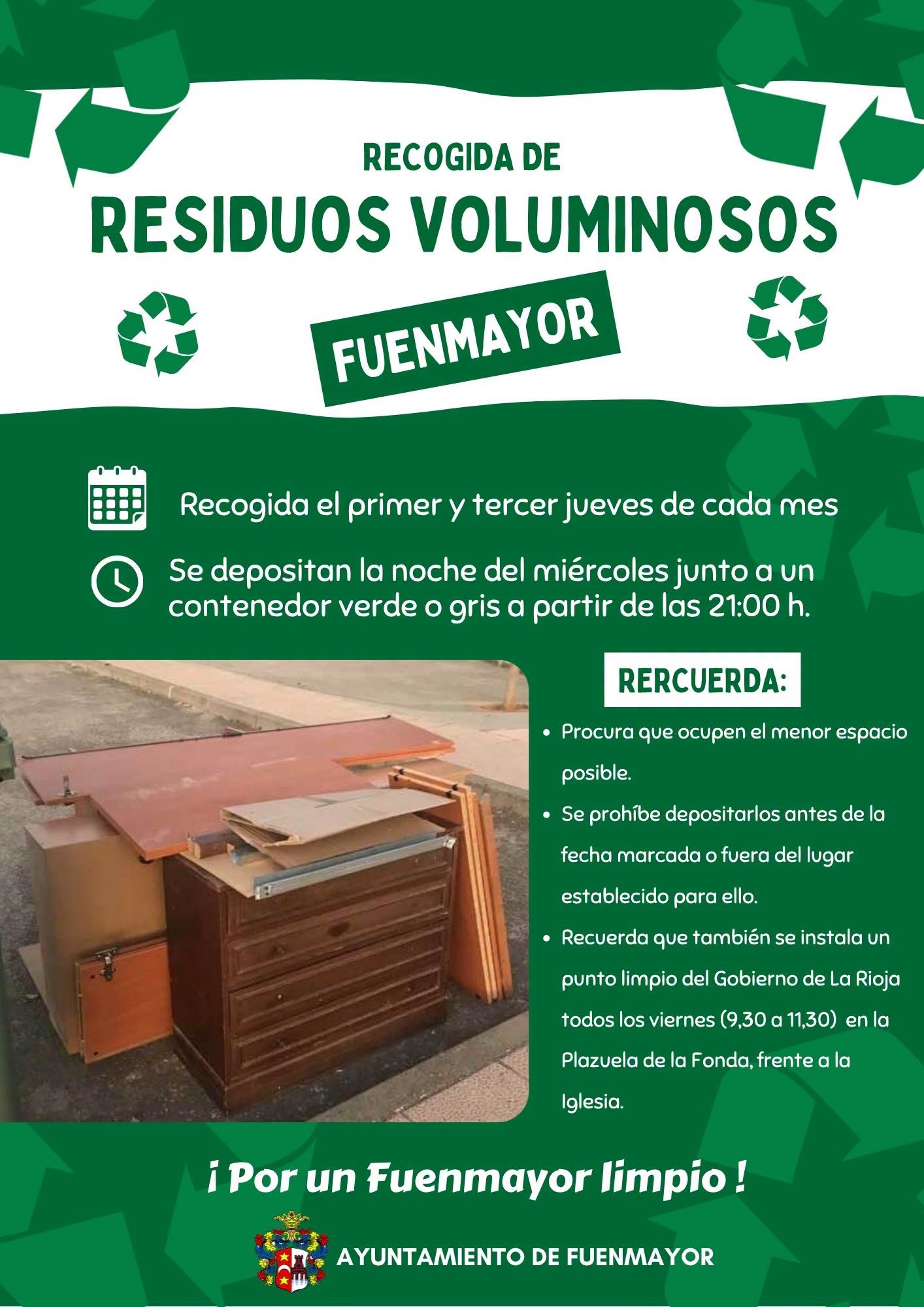 RECOGIDA DE RESIDUOS VOLUMINOSOS